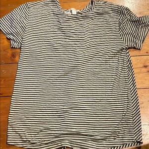 Black and White Striped T-Shirt